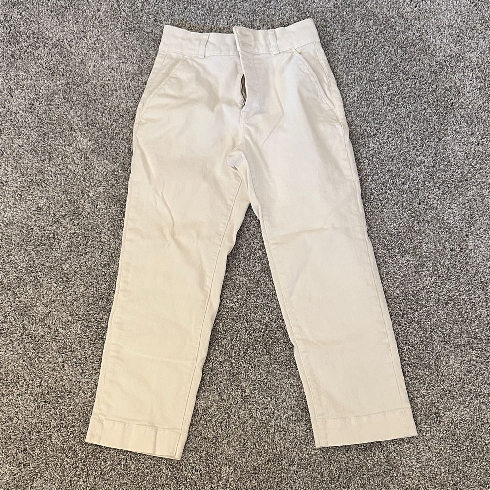 Everlane Organic Cotton Cropped Straight Leg Pant 2